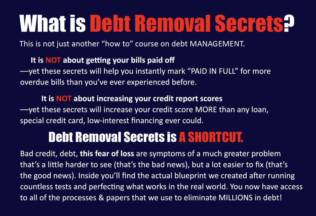 Private Wealth Academy – Debt Removal Secrets Download