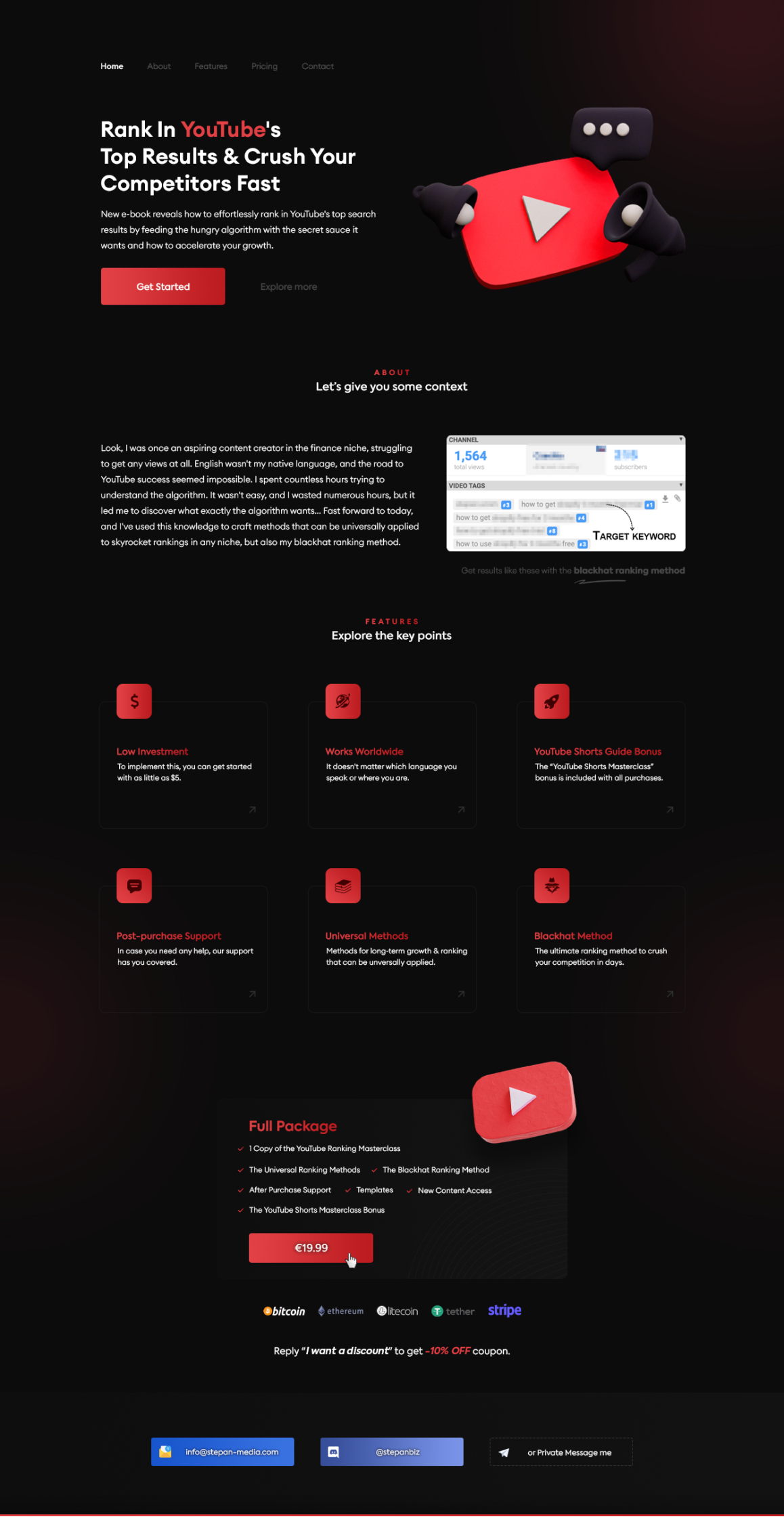 ✅[STEP-BY-STEP] ⚡️ YouTube Ranking Secrets ⚡️ Universal + Blackhat Ranking &amp; Growth Methods ⚡️ Crush Competition Fast! ✅ Download