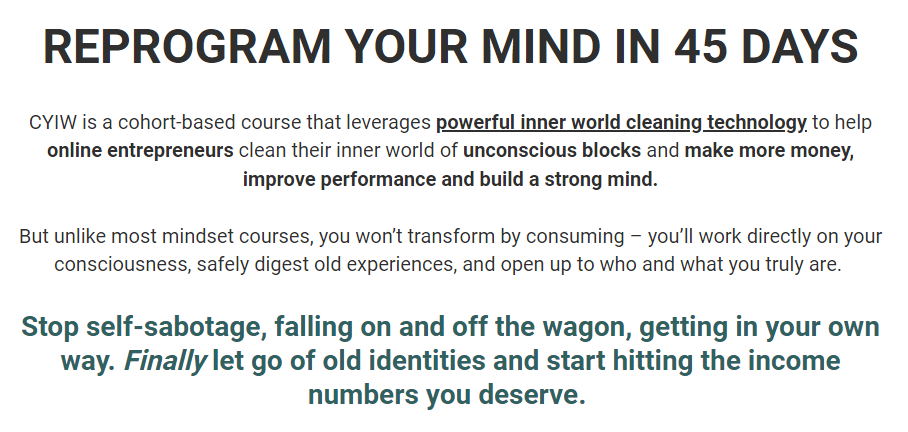 Tej Dosa – Clean Your Inner World- Reprogram Your Mind In 45 Days Download