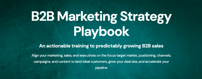 Zinkevich &amp; Blagojevic – B2B Marketing Strategy Playbook Download